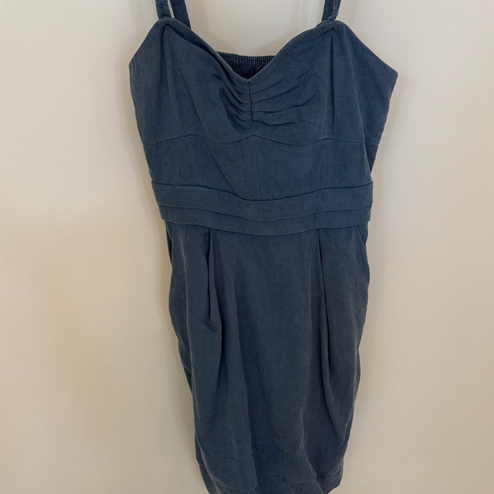 Wilfred Denim Blue Mini Dress